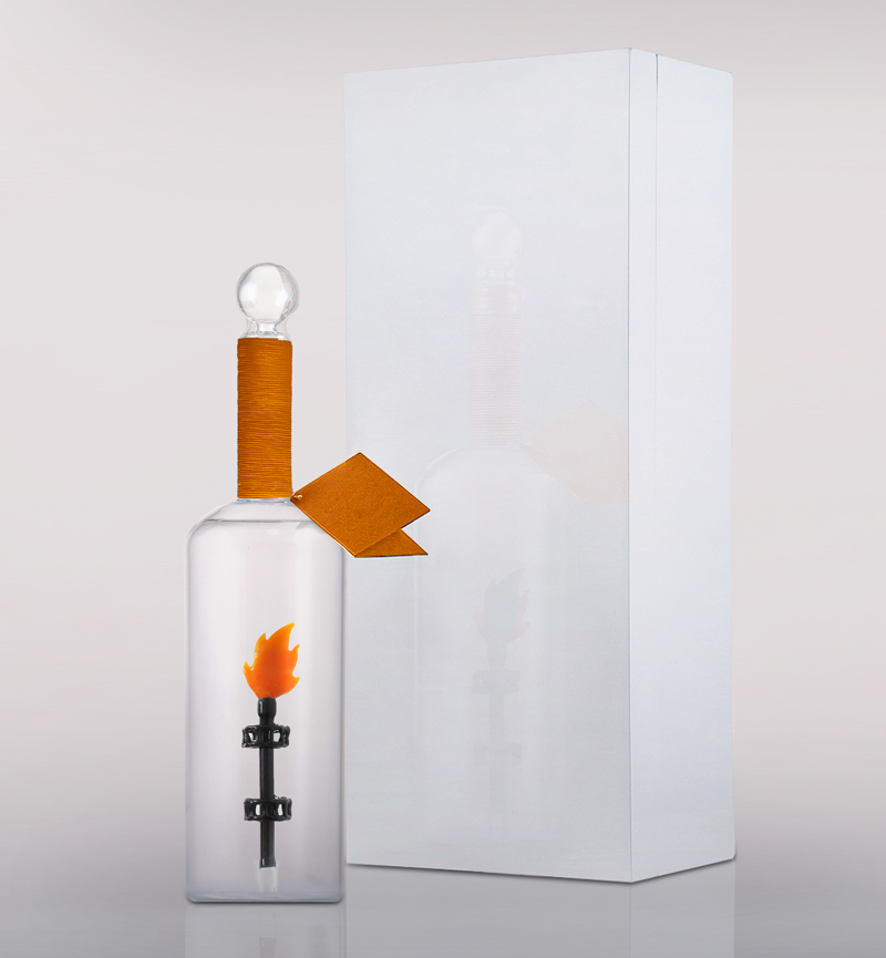 Газовый факел бутылка с "Царской"